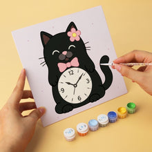 Afbeelding in Gallery-weergave laden, Mini Serie Schilderen op Nummer 20x20cm (6 stuks) - Tik-tak-katten