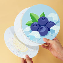 Afbeelding in Gallery-weergave laden, Mini Serie Schilderen op Nummer - Schijven Ø20cm (6 stuks) - Bevroren fruit