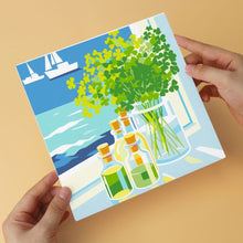 Afbeelding in Gallery-weergave laden, Mini Serie Schilderen op Nummer 20x20cm (6 stuks) - Uitzicht vanuit het raam