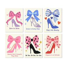 Afbeelding in Gallery-weergave laden, Mini Serie Schilderen op Nummer 15x20cm (6 stuks) - Glamoureuze stappen