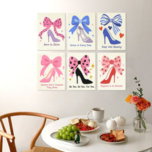 Afbeelding in Gallery-weergave laden, Mini Serie Schilderen op Nummer 15x20cm (6 stuks) - Glamoureuze stappen