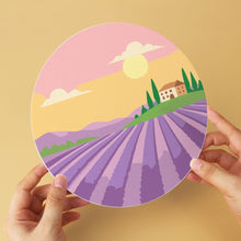 Afbeelding in Gallery-weergave laden, Mini Serie Schilderen op Nummer - Schijven Ø20cm (6 stuks) - Dromerige landschappen 2