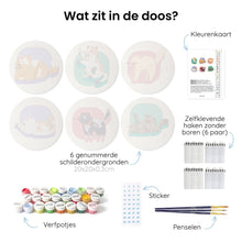 Afbeelding in Gallery-weergave laden, Mini Serie Schilderen op Nummer 15x20cm (6 stuks) - Fruitige prints