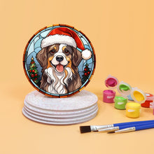 Afbeelding in Gallery-weergave laden, Schilderen op Nummer Onderzetters 15cm (6 stuks) - Kerstwezens