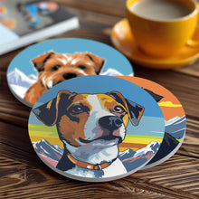 Afbeelding in Gallery-weergave laden, Schilderen op Nummer Onderzetters 15cm (6 stuks) - Schattige Honden