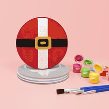 Afbeelding in Gallery-weergave laden, Schilderen op Nummer Onderzetters 15cm (4 stuks) - Creatief Kerstcadeau