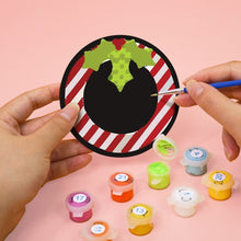 Afbeelding in Gallery-weergave laden, Schilderen op Nummer Onderzetters 15cm (4 stuks) - Creatief Kerstcadeau