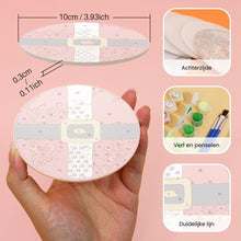 Afbeelding in Gallery-weergave laden, Schilderen op Nummer Onderzetters 15cm (4 stuks) - Creatief Kerstcadeau