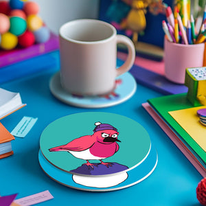 Schilderen op Nummer Onderzetters 15cm (4 stuks) - Creatief Kerstcadeau 1