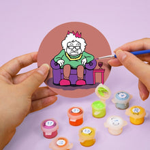 Afbeelding in Gallery-weergave laden, Schilderen op Nummer Onderzetters 15cm (4 stuks) - Creatief Kerstcadeau 2