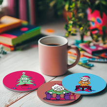 Afbeelding in Gallery-weergave laden, Schilderen op Nummer Onderzetters 15cm (4 stuks) - Creatief Kerstcadeau 2
