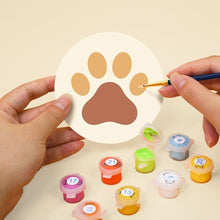 Afbeelding in Gallery-weergave laden, Schilderen op Nummer Onderzetters 10cm (6 stuks) - Puppywereld