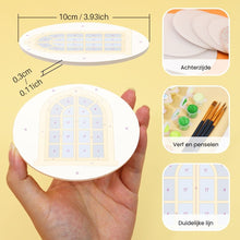 Afbeelding in Gallery-weergave laden, Schilderen op Nummer Onderzetters 10cm (6 stuks) - Betoverde Ramen