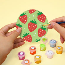 Afbeelding in Gallery-weergave laden, Schilderen op Nummer Onderzetters 10cm (6 stuks) - Zomerpicknick