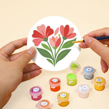 Afbeelding in Gallery-weergave laden, Schilderen op Nummer Onderzetters 10cm (6 stuks) - Liefdesboodschappen