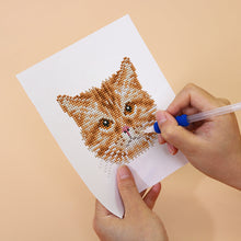 Afbeelding in Gallery-weergave laden, Mini Diamond Painting 15x20cm (4 stuks) - Kattenvrienden