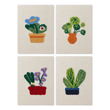 Afbeelding in Gallery-weergave laden, Punch Needle Set (4 stuks) met frames - Botanische Sfeer