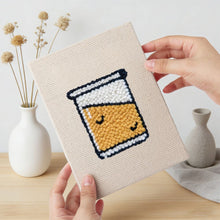 Afbeelding in Gallery-weergave laden, Punch Needle Set (4 stuks) met frames - Dessertliefhebber 1