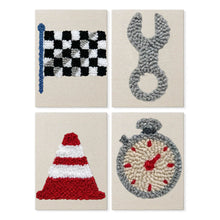 Afbeelding in Gallery-weergave laden, Punch Needle Set (4 stuks) met frames - Stedelijke Iconen 2