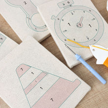 Afbeelding in Gallery-weergave laden, Punch Needle Set (4 stuks) met frames - Stedelijke Iconen 2