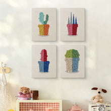 Afbeelding in Gallery-weergave laden, Punch Needle Set (4 stuks) met frames - Kleurrijke Planten
