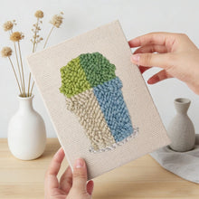 Afbeelding in Gallery-weergave laden, Punch Needle Set (4 stuks) met frames - Kleurrijke Planten