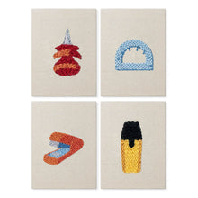 Afbeelding in Gallery-weergave laden, Punch Needle Set (4 stuks) met frames - Kawaii Schrijfwaren 1