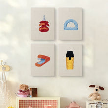 Afbeelding in Gallery-weergave laden, Punch Needle Set (4 stuks) met frames - Kawaii Schrijfwaren 1