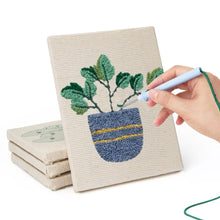 Afbeelding in Gallery-weergave laden, Punch Needle Set (4 stuks) met frames - Woestijnplanten Collectie