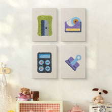 Afbeelding in Gallery-weergave laden, Punch Needle Set (4 stuks) met frames - Kawaii Schrijfwaren 2