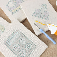 Afbeelding in Gallery-weergave laden, Punch Needle Set (4 stuks) met frames - Kawaii Schrijfwaren 2