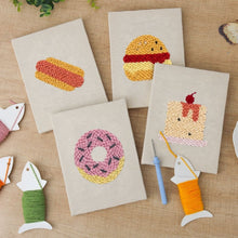 Afbeelding in Gallery-weergave laden, Punch Needle Set (4 stuks) met frames - Heerlijke Hapjes
