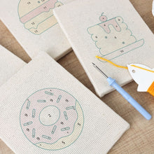 Afbeelding in Gallery-weergave laden, Punch Needle Set (4 stuks) met frames - Heerlijke Hapjes