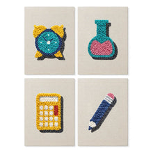 Afbeelding in Gallery-weergave laden, Punch Needle Set (4 stuks) met frames - Bureau Essentials 1