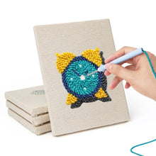 Afbeelding in Gallery-weergave laden, Punch Needle Set (4 stuks) met frames - Bureau Essentials 1