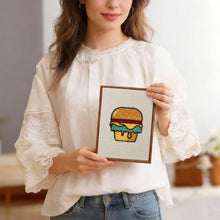 Afbeelding in Gallery-weergave laden, Punch Needle Set (4 stuks) met frames - Fastfood Plezier