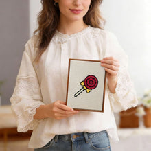 Afbeelding in Gallery-weergave laden, Punch Needle Set (4 stuks) met frames - Zoet en Streetfood