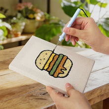 Afbeelding in Gallery-weergave laden, Punch Needle Set (4 stuks) met frames - Keuken en Snacks Set