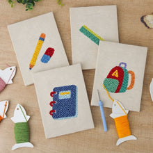 Afbeelding in Gallery-weergave laden, Punch Needle Set (4 stuks) met frames - Studie Sfeer
