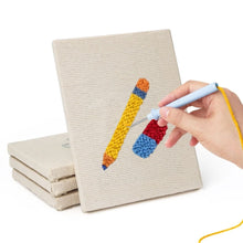 Afbeelding in Gallery-weergave laden, Punch Needle Set (4 stuks) met frames - Studie Sfeer