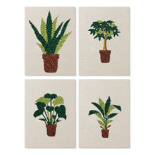 Afbeelding in Gallery-weergave laden, Punch Needle Set (4 stuks) met frames - Stedelijke Jungle 2
