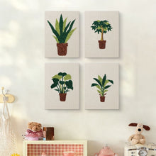 Afbeelding in Gallery-weergave laden, Punch Needle Set (4 stuks) met frames - Stedelijke Jungle 2