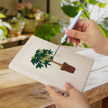 Afbeelding in Gallery-weergave laden, Punch Needle Set (4 stuks) met frames - Stedelijke Jungle 2