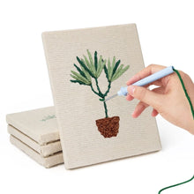 Afbeelding in Gallery-weergave laden, Punch Needle Set (4 stuks) met frames - Stedelijke Jungle 3
