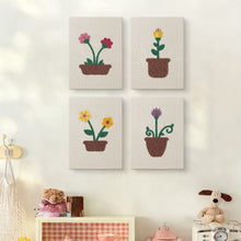 Afbeelding in Gallery-weergave laden, Punch Needle Set (4 stuks) met frames - Bloeiende Bloemen Set