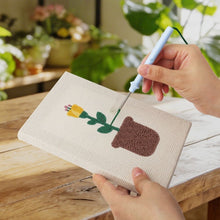 Afbeelding in Gallery-weergave laden, Punch Needle Set (4 stuks) met frames - Bloeiende Bloemen Set