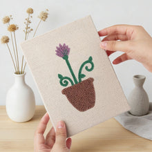 Afbeelding in Gallery-weergave laden, Punch Needle Set (4 stuks) met frames - Bloeiende Bloemen Set