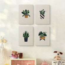Afbeelding in Gallery-weergave laden, Punch Needle Set (4 stuks) met frames - Plantenliefhebber Set 1