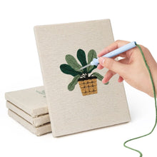 Afbeelding in Gallery-weergave laden, Punch Needle Set (4 stuks) met frames - Plantenliefhebber Set 1