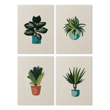 Afbeelding in Gallery-weergave laden, Punch Needle Set (4 stuks) met frames - Plantenliefhebber Set 2